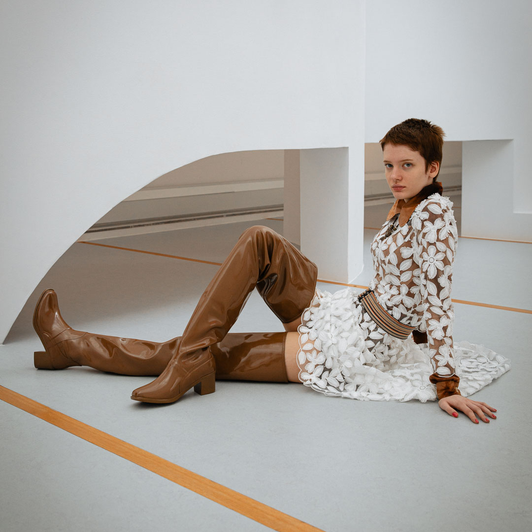brown dress white boots ACQUO Elsa Walnut · Over-the-knee natural rubber 38 Boots cowgirl Color:Pale Turquoise Machine Washable Loft Bow MLK_Promo Sexy Gold Birthday Dresses