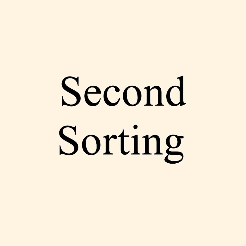 Second Sorting